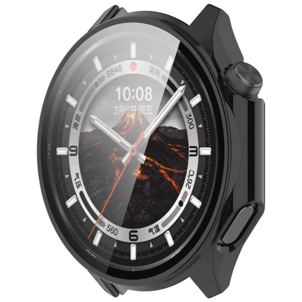 Bizon Case+Glas Uhr OnePlus Watch 3 / Oppo Watch X2 schwarz - 5