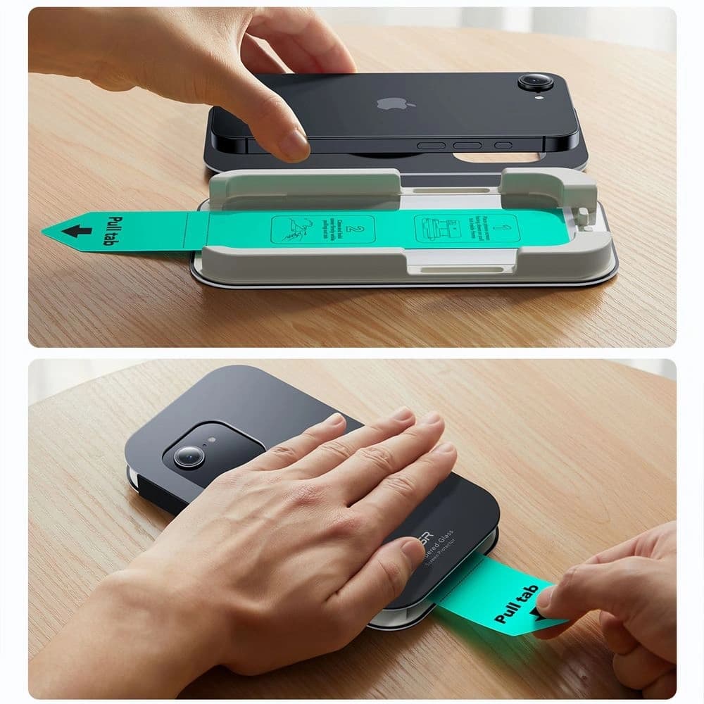 ESR Ultrafit Tempered Glass Apple iPhone 13 / 13 Pro / 14 / 17e / 16e Clear [2 PACK] - 9