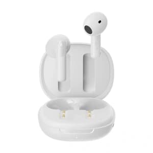 QCY Ailybuds E20 HT13 TWS Bluetooth 5.4 HFP, A2DP, AVRCP IPX4 Wireless In-Ear Headphones (White)