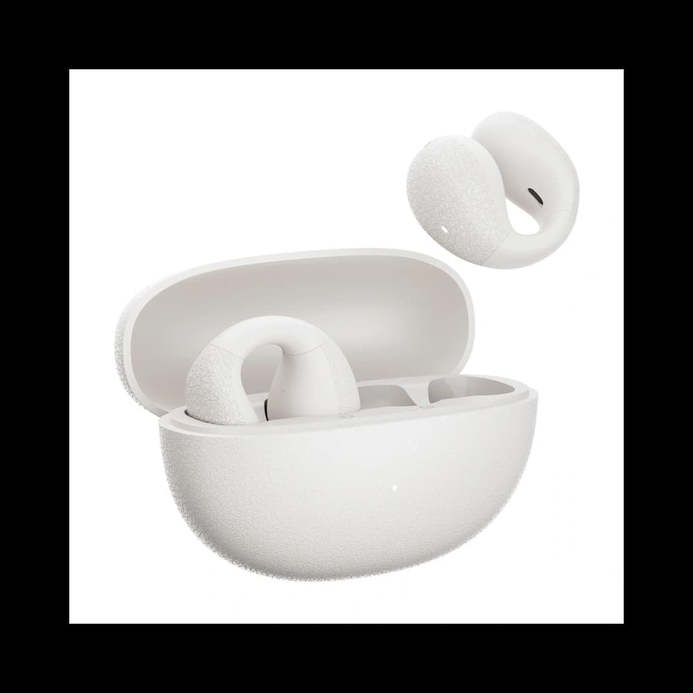 QCY Crossky C10 Bluetooth 5.4 wireless clip-on earphones (white) - 1