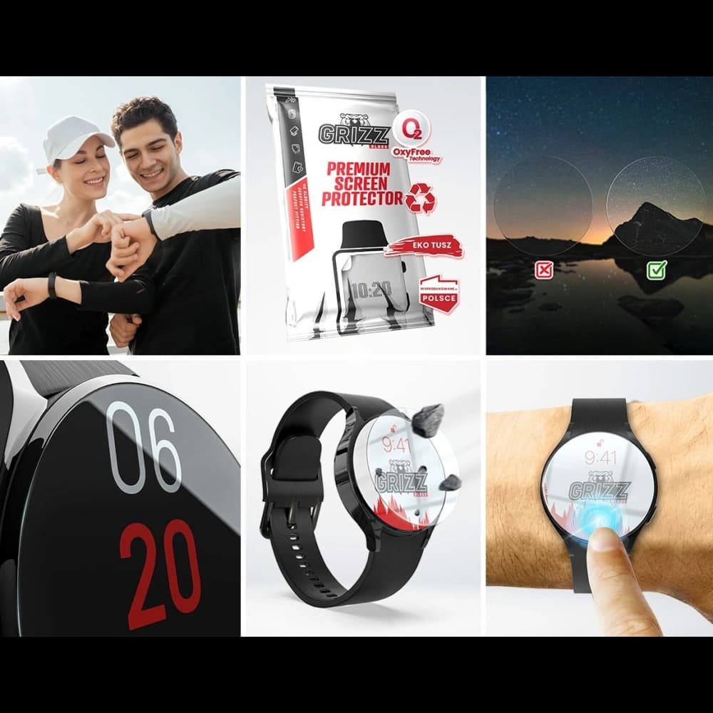 GrizzGlass HybridGlass OnePlus Watch 3 - 10