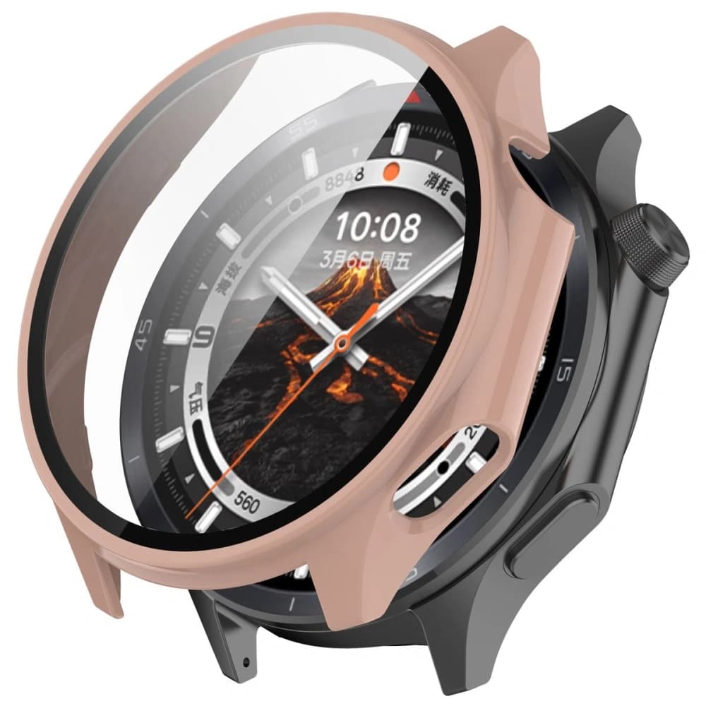 Bizon Case+Glass Watch OnePlus Watch 3 / Oppo Watch X2 pink - 4