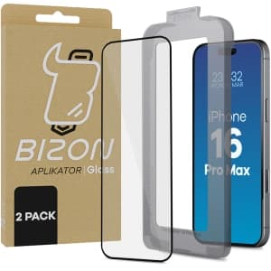 Bizon Glass Aplikator Apple iPhone 16 Pro Max [2 PACK]