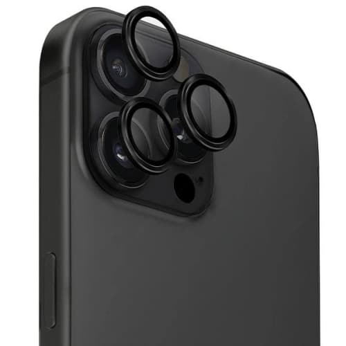 UNIQ Optix Aluminium Camera Lens Protector Apple iPhone 16 Pro / 16 Pro Max midnight black