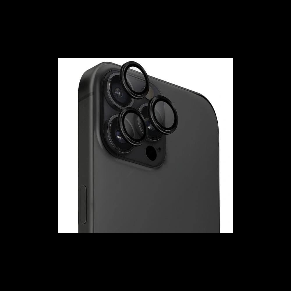 UNIQ Optix Aluminium Camera Lens Protector Apple iPhone 16 Pro / 16 Pro Max midnight black - 1