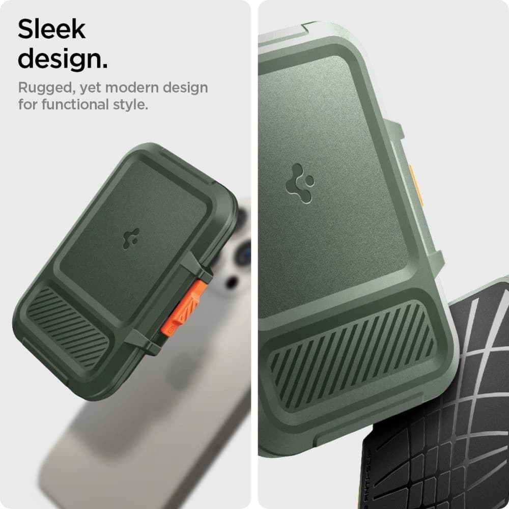 Uchwyt magnetyczny Spigen Lock Fit MagSafe Universal Magnetic Card Holder Military Green - 20