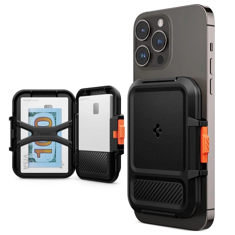Uchwyt magnetyczny Spigen Lock Fit MagSafe Universal Magnetic Card Holder Black - 2