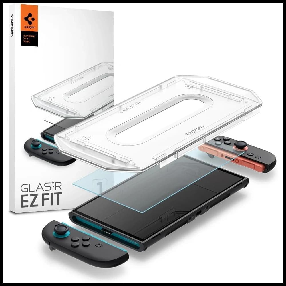 Spigen Glas.tr ez Fit Nintendo Switch 2 Clear [2 PACK] - 1