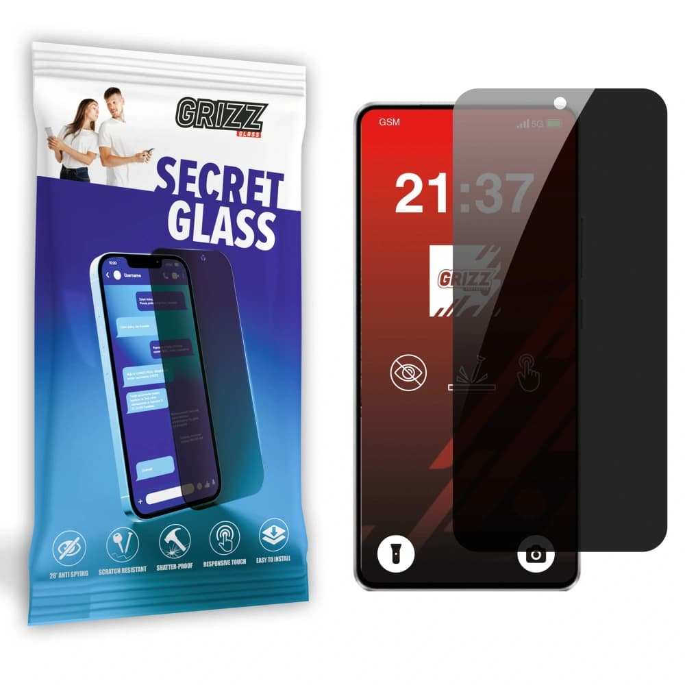 Matowe szkło prywatyzujące GrizzGlass SecretGlass do Vivo iQOO Neo 10R - 1