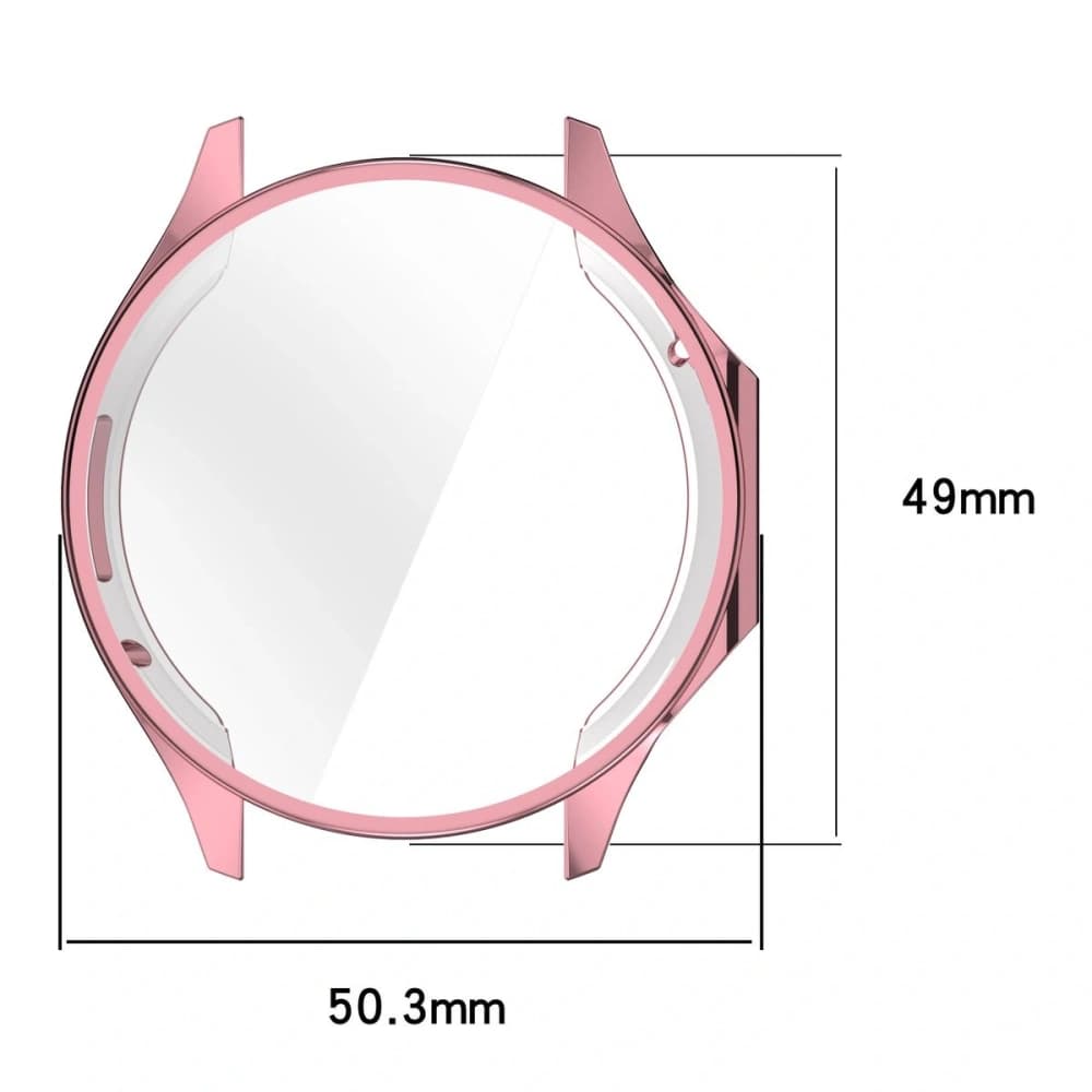 Bizon Case Watch Felipe with screen protector for OnePlus Watch 3 / Oppo Watch X2 pink - 2