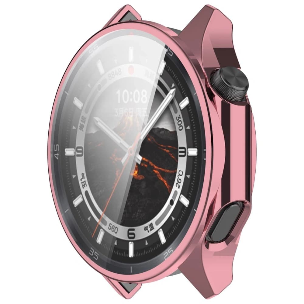 Bizon Case Watch Felipe with screen protector for OnePlus Watch 3 / Oppo Watch X2 pink - 8