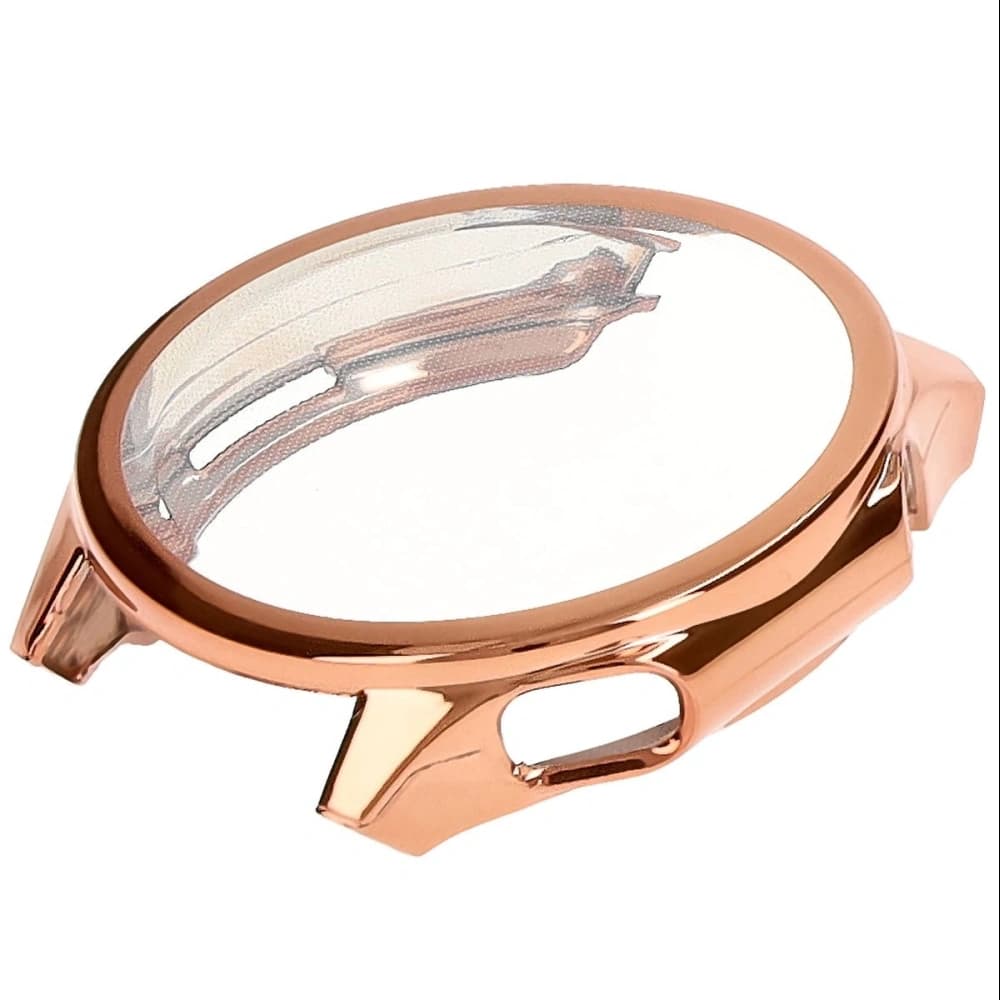 Bizon Case Watch Felipe with screen protector for OnePlus Watch 3 / Oppo Watch X2 rose gold - 4