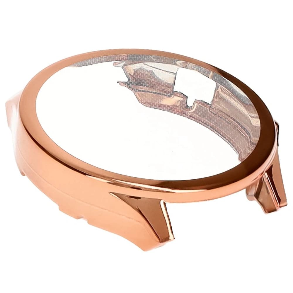 Bizon Case Watch Felipe with screen protector for OnePlus Watch 3 / Oppo Watch X2 rose gold - 5