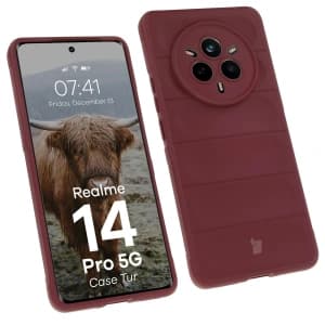 Bison Case Tur armored case for Realme 14 Pro 5G dark purple