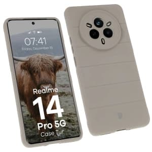 Bison Case Tur armored case for Realme 14 Pro 5G light gray