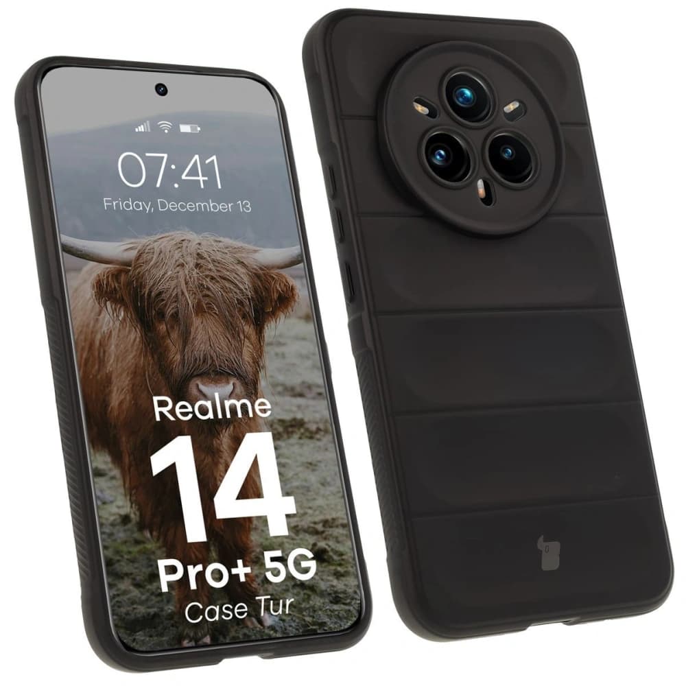 Panzergel Case Bizon für Realme 14 Pro Plus 5G schwarz - 1