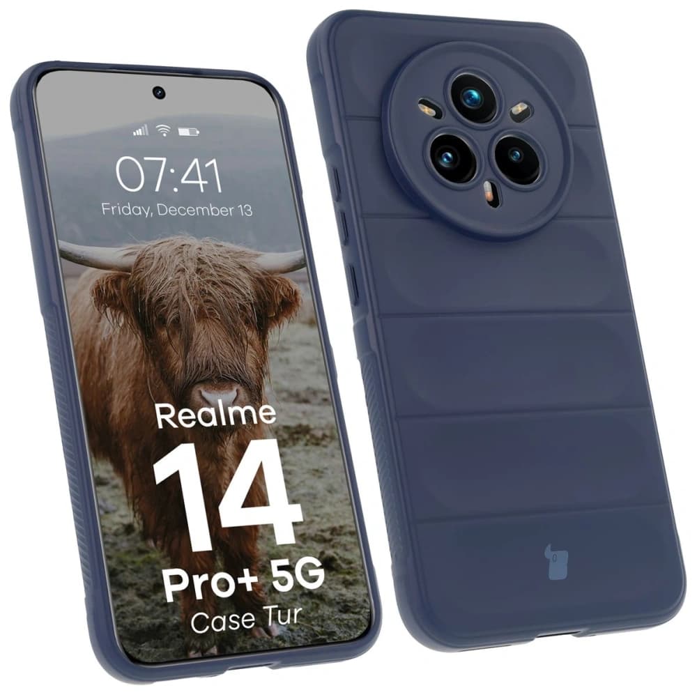Panzerhülle Bizon Case Tur für Realme 14 Pro Plus 5G in Marineblau - 1