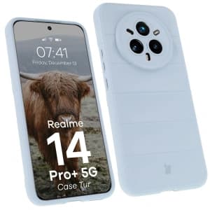 Bison Case Tur armored case for Realme 14 Pro Plus 5G light blue