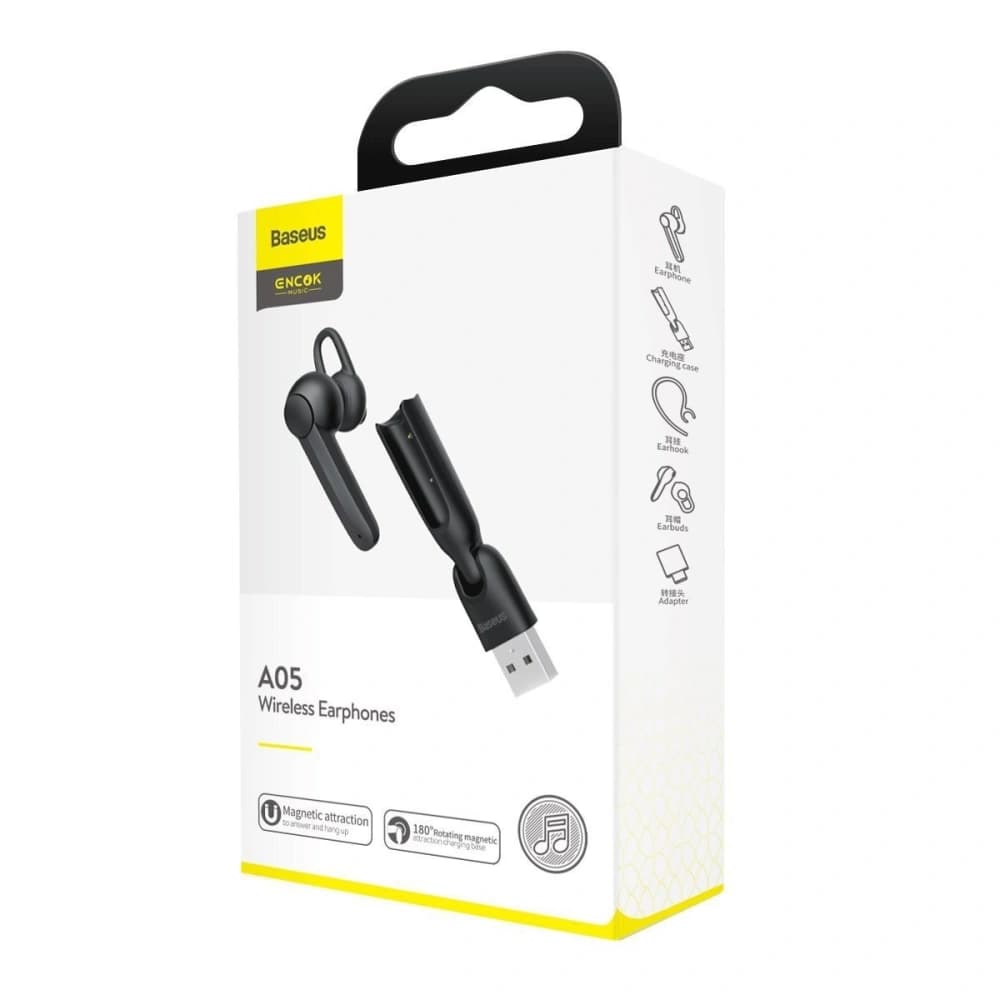 Baseus Bluetooth 5.0-Kopfhörer A05, USB (schwarz) - 7
