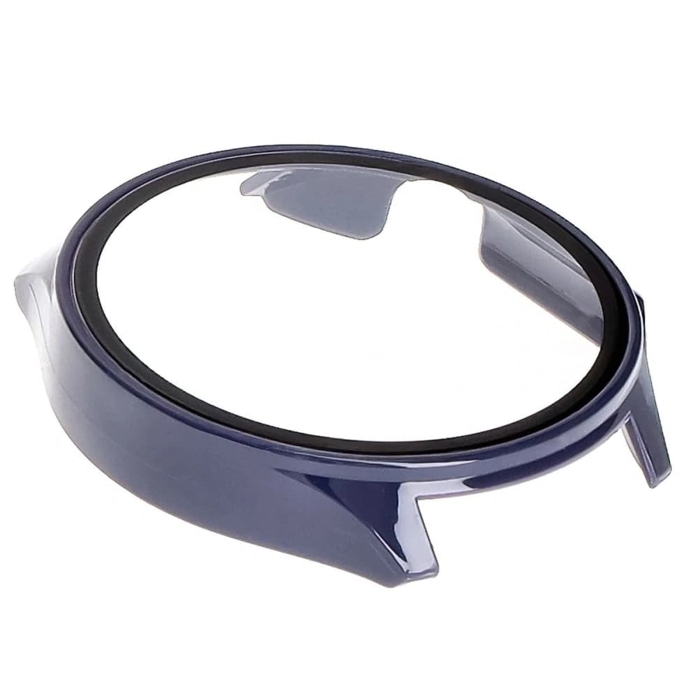 Etui ze szkłem do zegarka Bizon Case+Glass Watch do OnePlus Watch 3 / Oppo Watch X2 niebieskie - 7