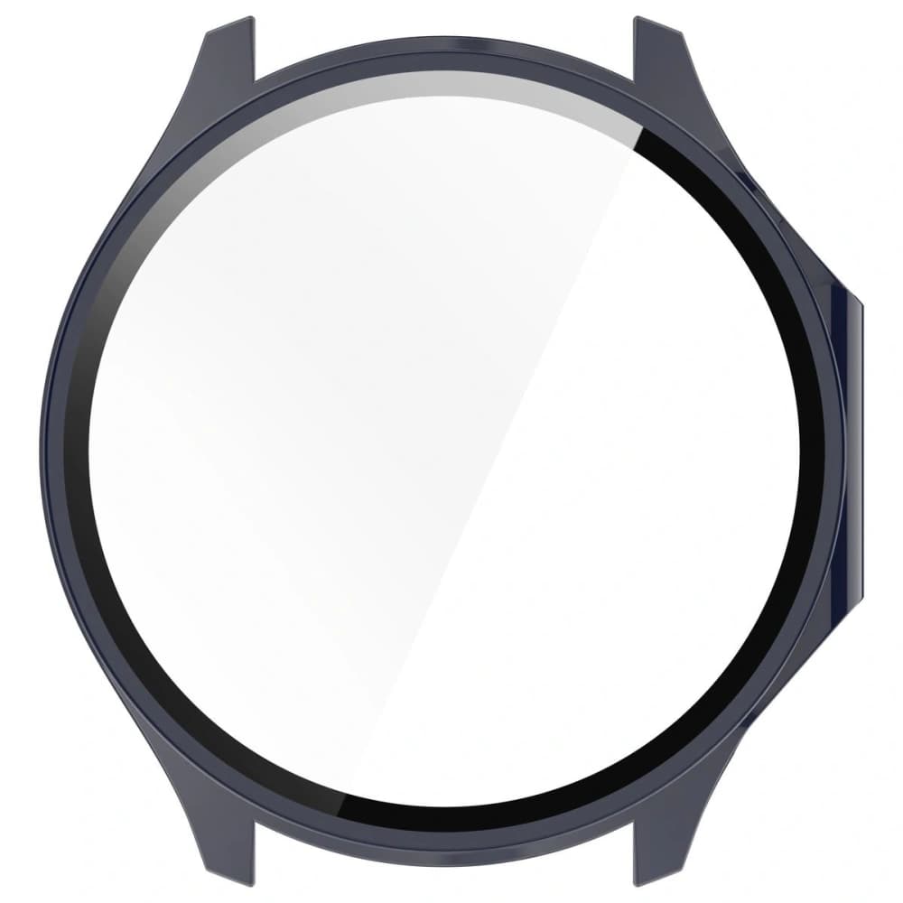 Etui ze szkłem do zegarka Bizon Case+Glass Watch do OnePlus Watch 3 / Oppo Watch X2 niebieskie - 8