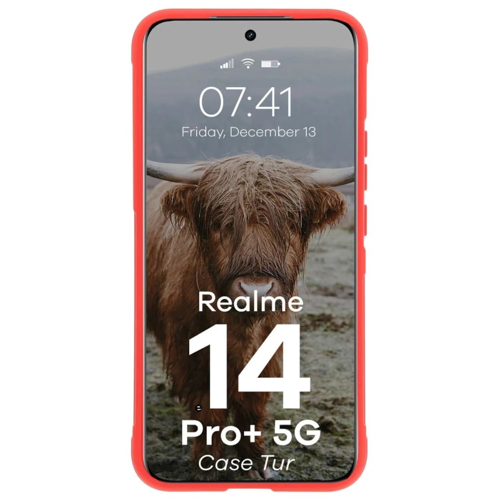Bizon Case Tur Realme 14 Pro Plus 5G red - 5