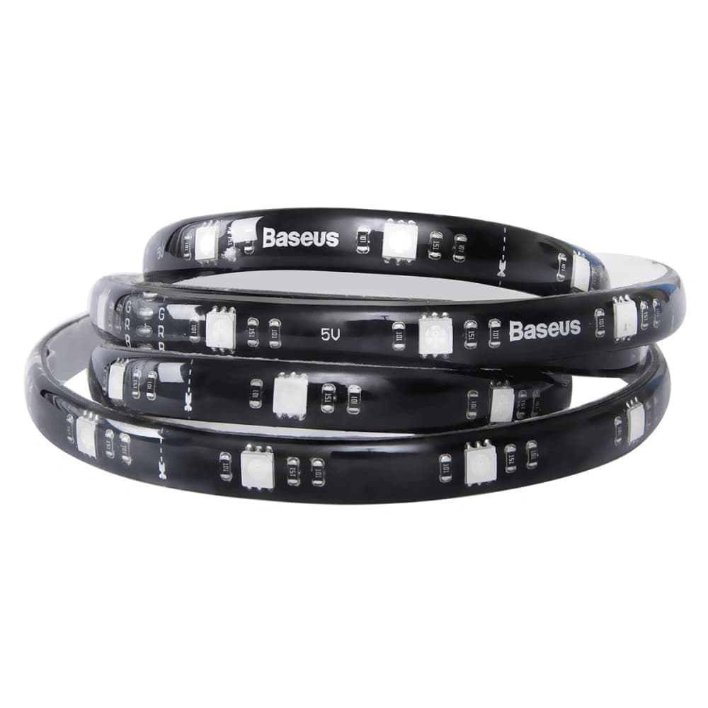 Baseus Selbstklebender LED-Streifen GAMO mit Fernbedienung, RGB, 5W, 1,5m - 2