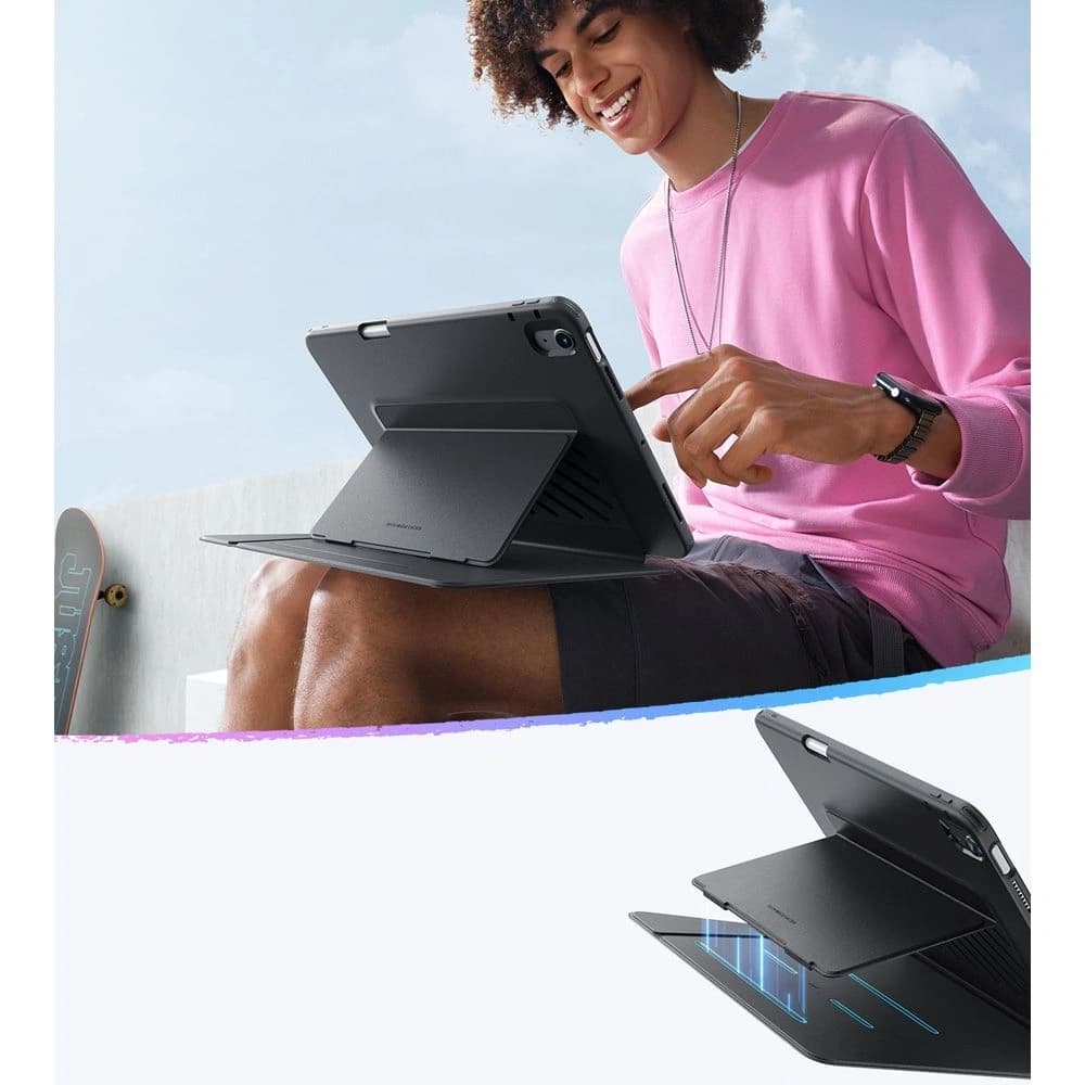 ESR Flip Hybrid Apple iPad Air 10.9 2020/2022 (4, 5 gen) / iPad Air 11 2024/2025 (6, 7 gen) Black - 4