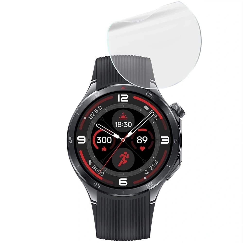 Bizon Glass Watch Hydrogel OnePlus Watch 3 [2 PACK] - 5