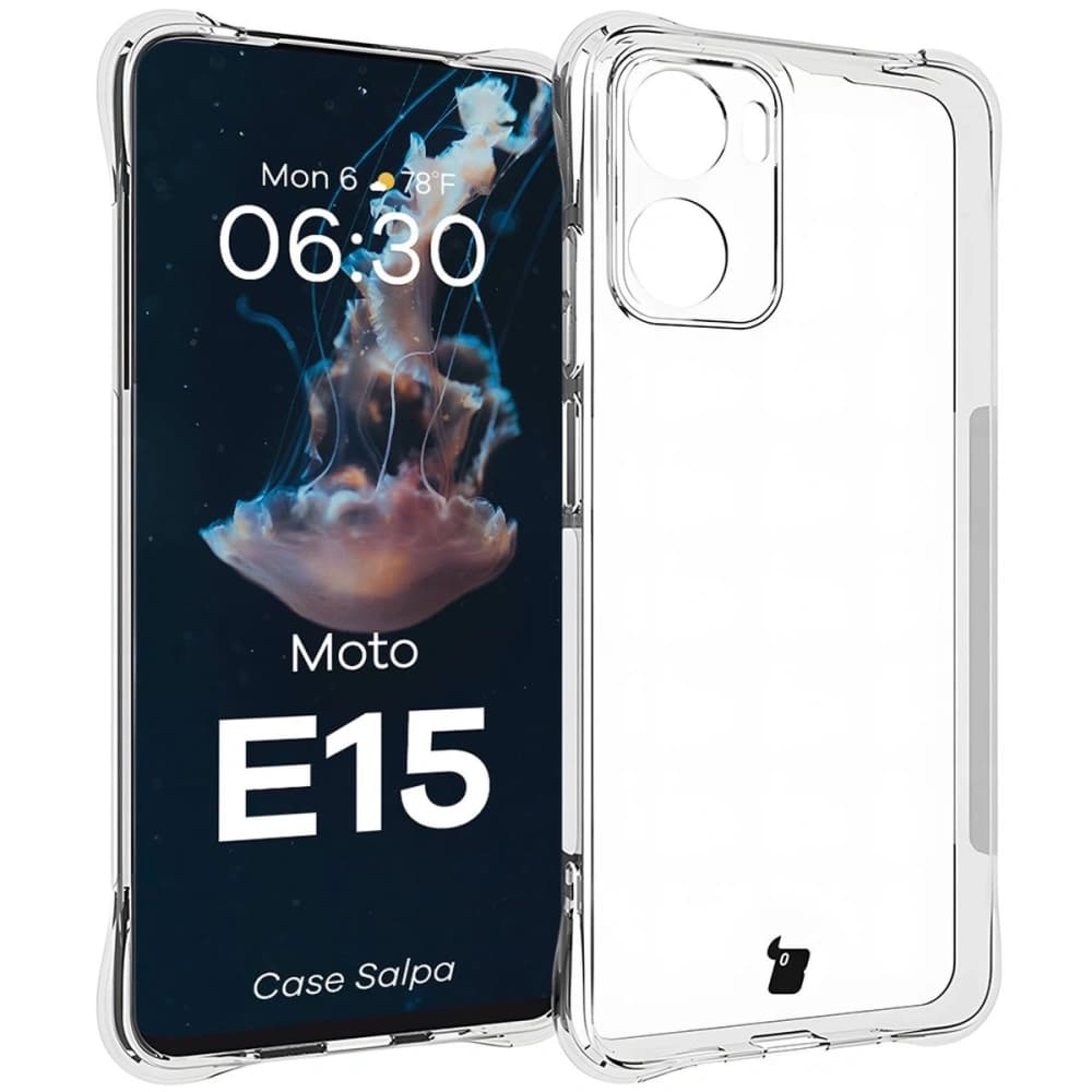 Bizon Case Salpa Motorola Moto E15 transparent - 1