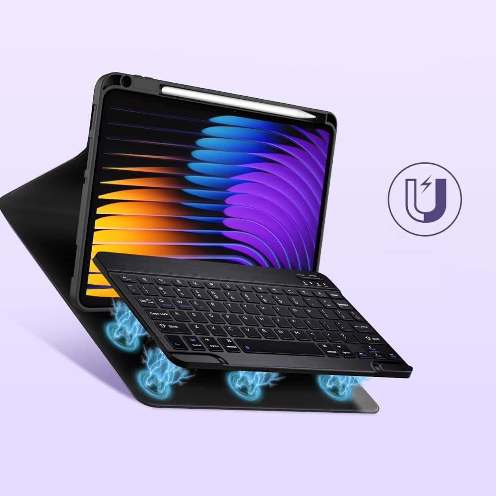 Etui mit Tastatur Tech-Protect SmartCase Pen + Keyboard Xiaomi Pad 8 / 8 Pro / 7 / 7 Pro Schwarz - 6