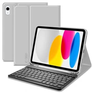 Etui z klawiaturą Tech-Protect SmartCase Pen + Keyboard Apple iPad Air 10.9 2022 (5. generacji) / iPad Air 11 2025 (7. generacji) Grey