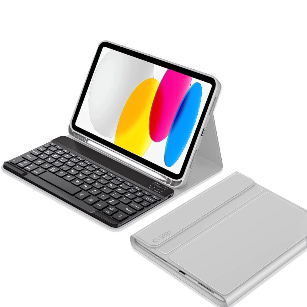 Etui z klawiaturą Tech-Protect SmartCase Pen + Keyboard Apple iPad Air 10.9 2022 (5. generacji) / iPad Air 11 2025 (7. generacji) Grey - 2