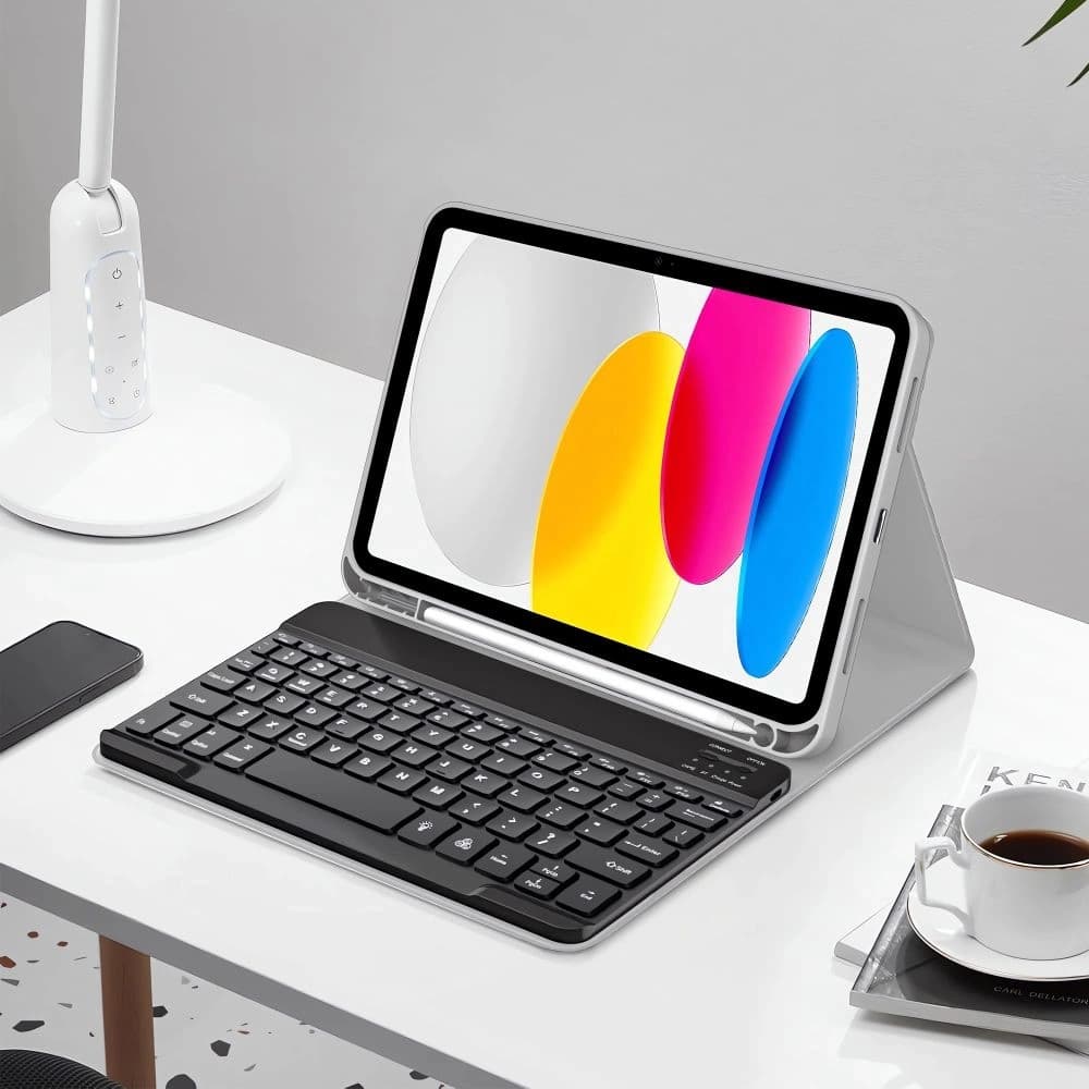 Etui z klawiaturą Tech-Protect SmartCase Pen + Keyboard Apple iPad Air 10.9 2022 (5. generacji) / iPad Air 11 2025 (7. generacji) Grey - 3