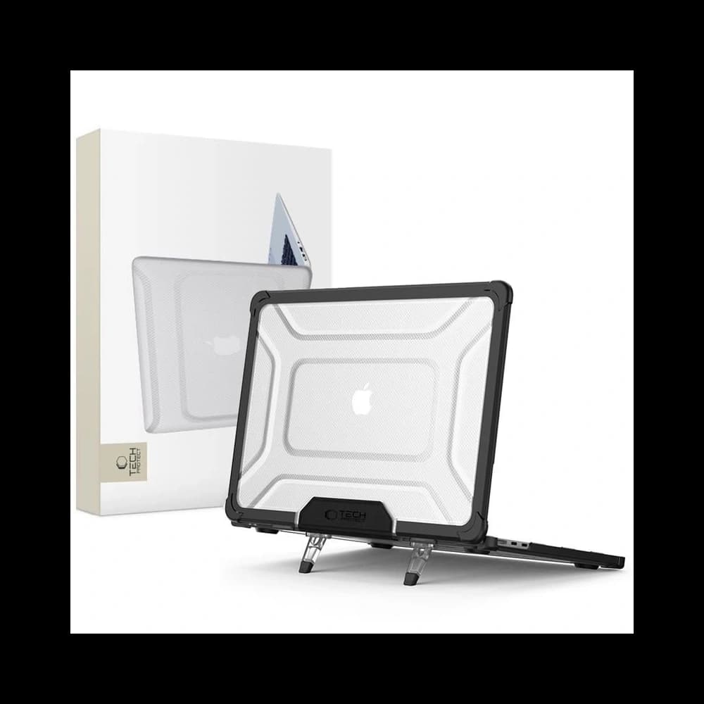 Case Tech-Protect Smartshell Pro Apple MacBook Air 15” (M2/M3/M4) 2023-2025 Black/clear - 1