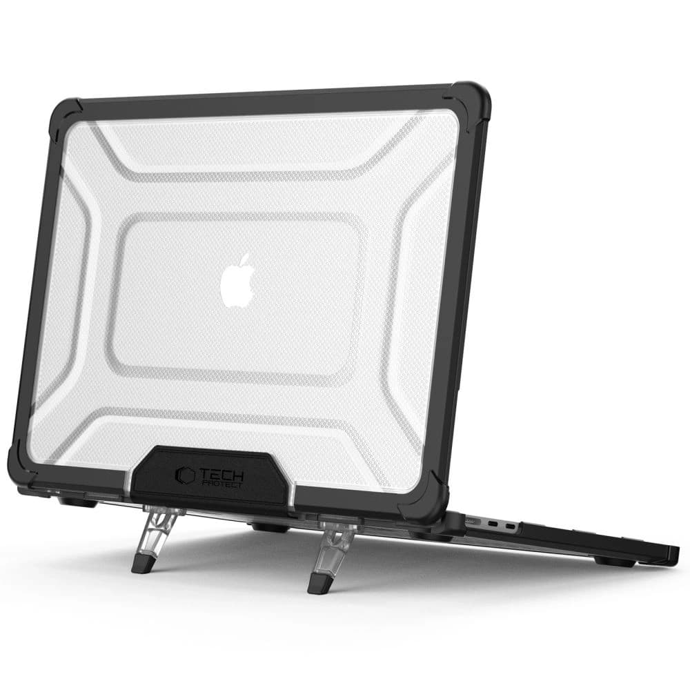 Case Tech-Protect Smartshell Pro Apple MacBook Air 15” (M2/M3/M4) 2023-2025 Black/clear - 2