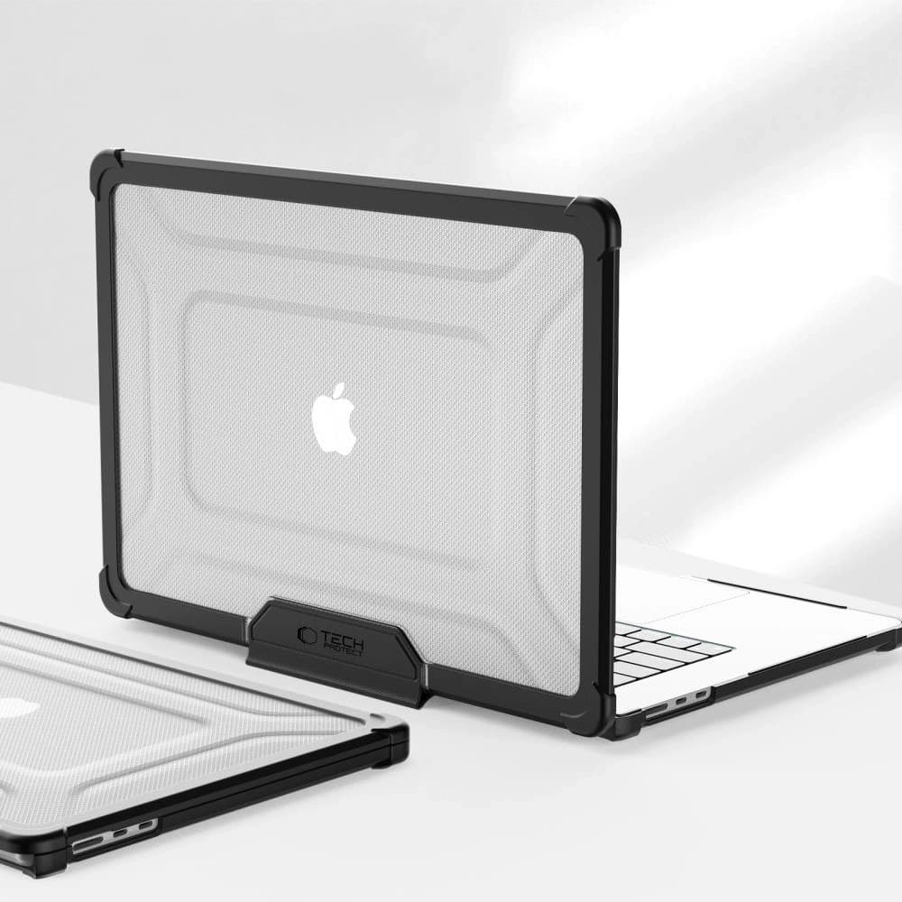Case Tech-Protect Smartshell Pro Apple MacBook Air 15” (M2/M3/M4) 2023-2025 Black/clear - 5