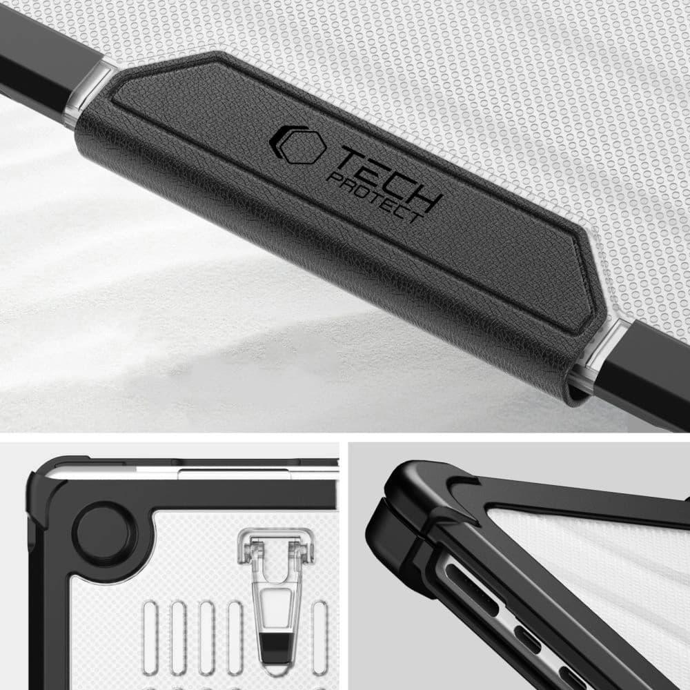 Case Tech-Protect Smartshell Pro Apple MacBook Air 15” (M2/M3/M4) 2023-2025 Black/clear - 6