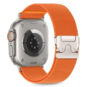 Belt Tech-Protect Nylon Clasp Apple Watch 6 / 7 / 8 / 9 / 10 / SE / Ultra 1 / 2 44/45/46/49mm Orange