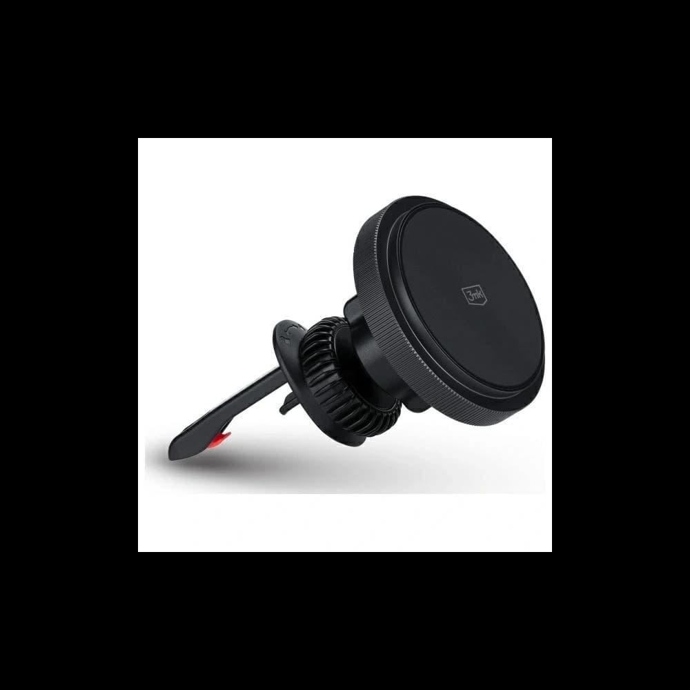 Uchwyt samochodowy do kratki z ładowaniem bezprzewodowym 3MK Car MagCharger 15W czarny - 1