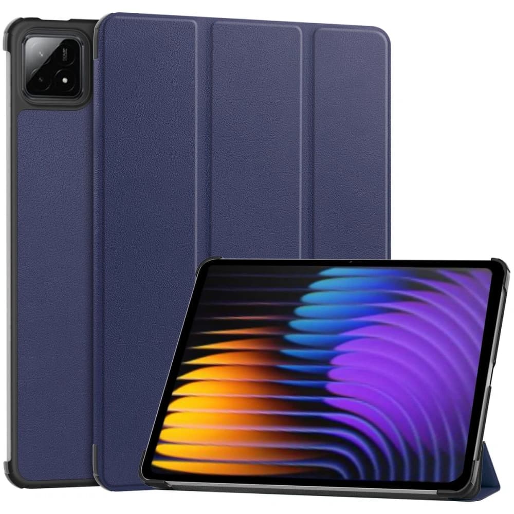 Bizon Case Tab Croc Xiaomi Pad 8 / 8 Pro / 7 / 7 Pro marineblau - 1