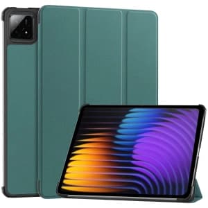 Bizon Case Tab Croc Xiaomi Pad 8 / 8 Pro / 7 / 7 Pro dunkelgrün