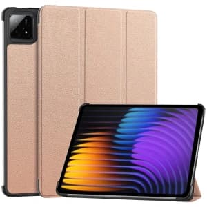 Bizon Case Tab Croc Xiaomi Pad 8 / 8 Pro / 7 / 7 Pro roségold