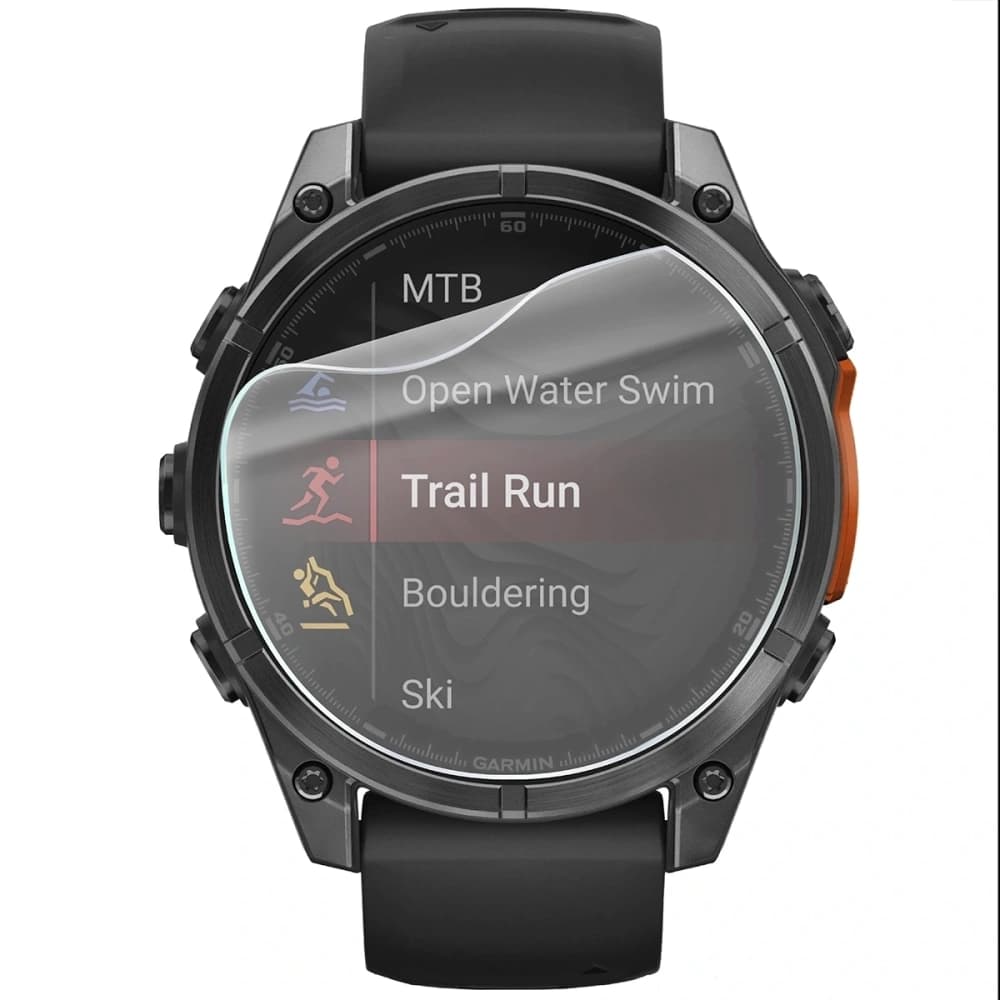 Bizon Glass Watch Hydrogel Garmin Tactix 8 AMOLED 51mm / SOLAR 51mm [2 PACK] - 3