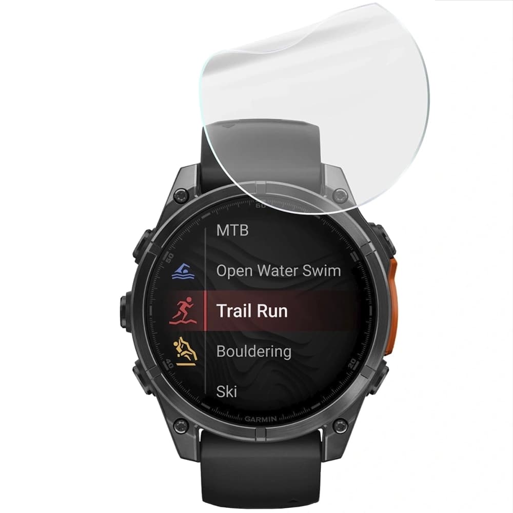 Bizon Glass Watch Hydrogel Garmin Tactix 8 AMOLED 51mm / SOLAR 51mm [2 PACK] - 5