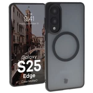 Bizon Case MatteO Magnetic Samsung Galaxy S25 Edge smoky black