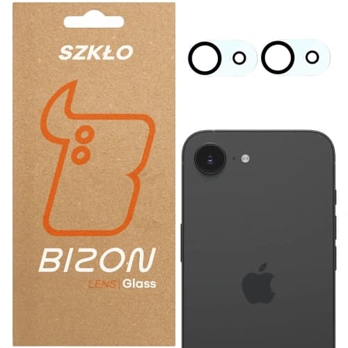 Bizon Glass Silk Lens Apple iPhone 17e / 16e [2 PACK]