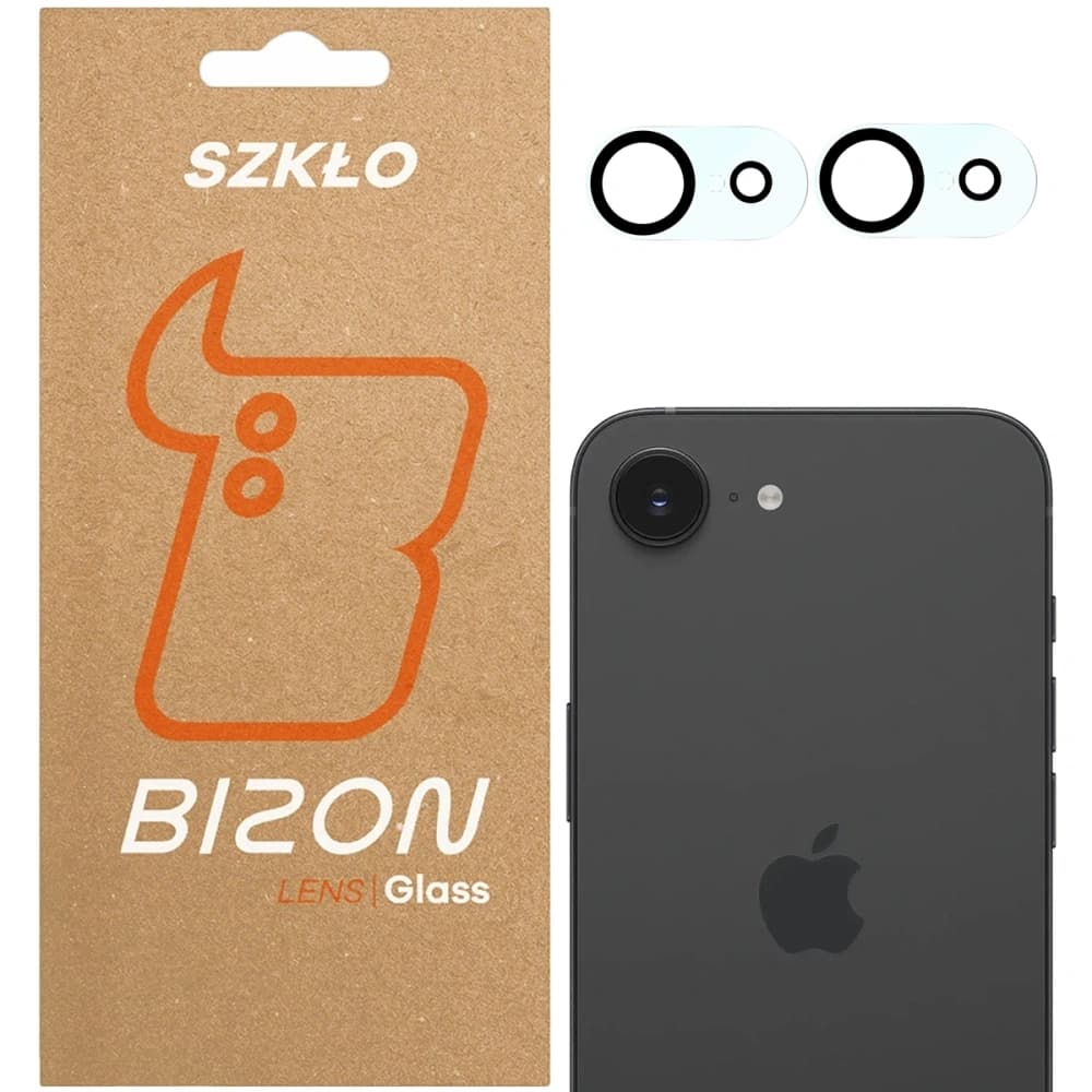 Bizon Glass Silk Lens Apple iPhone 17e / 16e [2 PACK] - 1