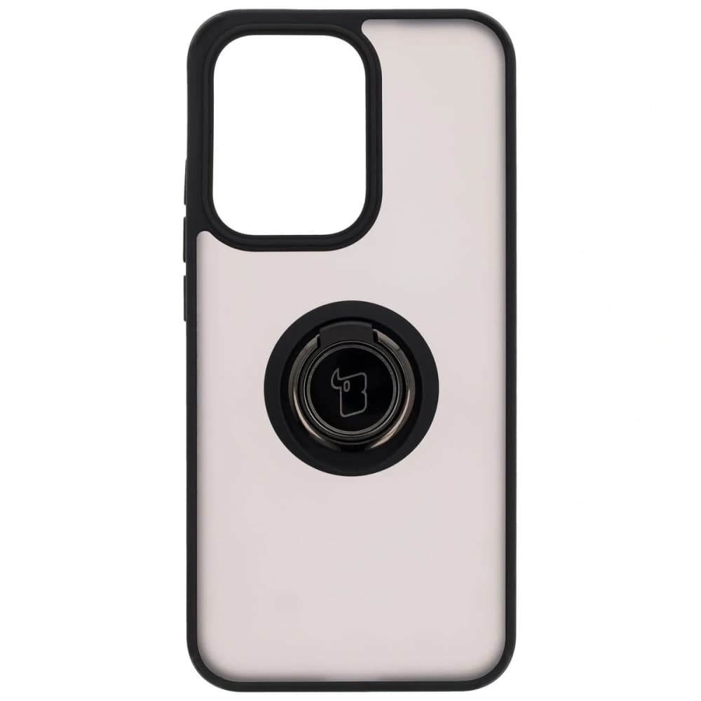 Bizon Case Hybrid Ring Oppo Reno13 smoky with a black frame - 2