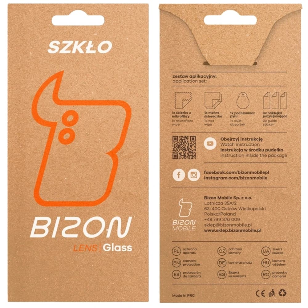 Bizon Glass Silk Lens Nothing Phone (3a) [2 PACK] - 6